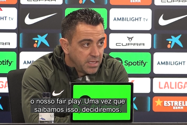 Xavi: «Às vezes falo de mais»