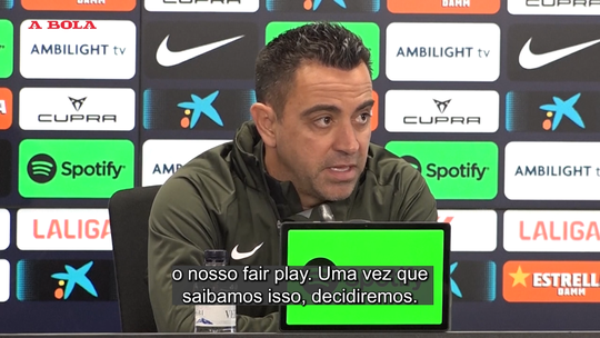 Xavi: «Às vezes falo de mais»