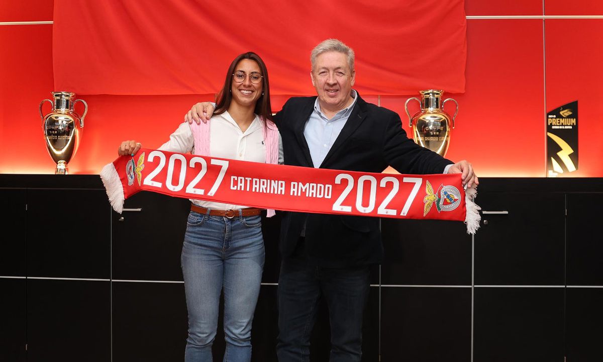 Benfica anuncia renovação com Catarina Amado