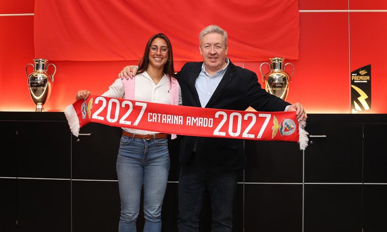 Benfica anuncia renovação com Catarina Amado