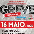 Greve convocada pelo STTS (Sindicato Nacional dos Trabalhadores dos Serviços e de Entidades com Fins Públicos)