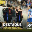 Barcelona festeja título com sistema de rega, a fazer lembrar o Benfica-FC Porto