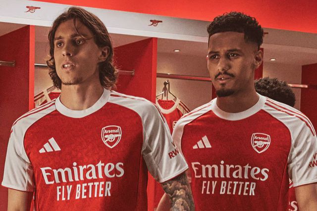 Nova camisola do Arsenal