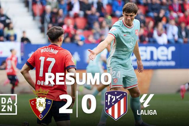 Cabeceamentos mortíferos tramaram At. Madrid em Pamplona (resumo)