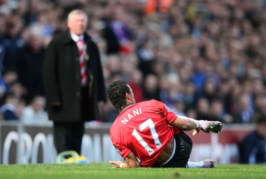 Nani no Manchester United de Alex Ferguson (IMAGO)