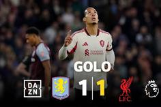 Quem mais que Van Dijk marcaria de cabeça pelo Liverpool?