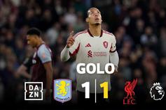 Quem mais que Van Dijk marcaria de cabeça pelo Liverpool?