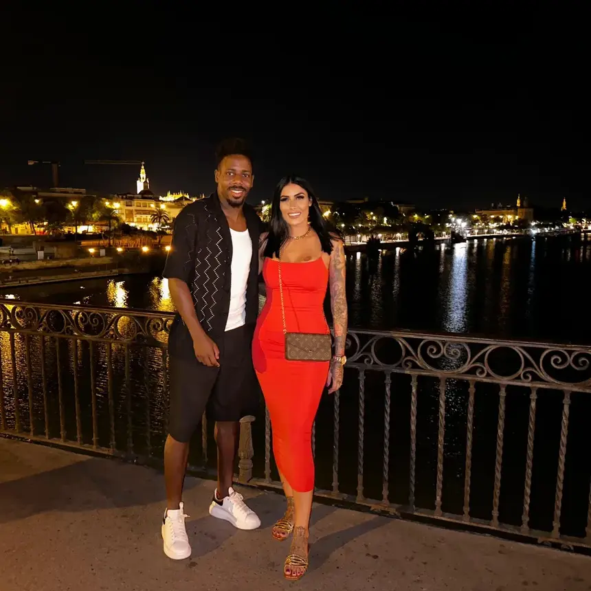 Wilson Manafá e Jessica Jeremias. Foto: Instagram/Wilson Manafá