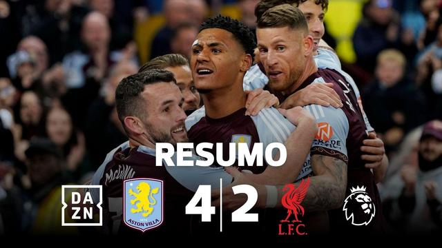 Aston Villa fez do Liverpool o que quis (resumo)