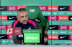 Sporting: «Não fomos competentes em alguns jogos», admite Rui Borges