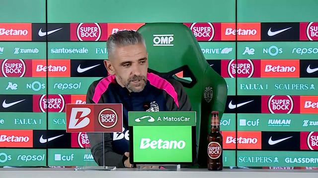 Sporting: «Não fomos competentes em alguns jogos», admite Rui Borges