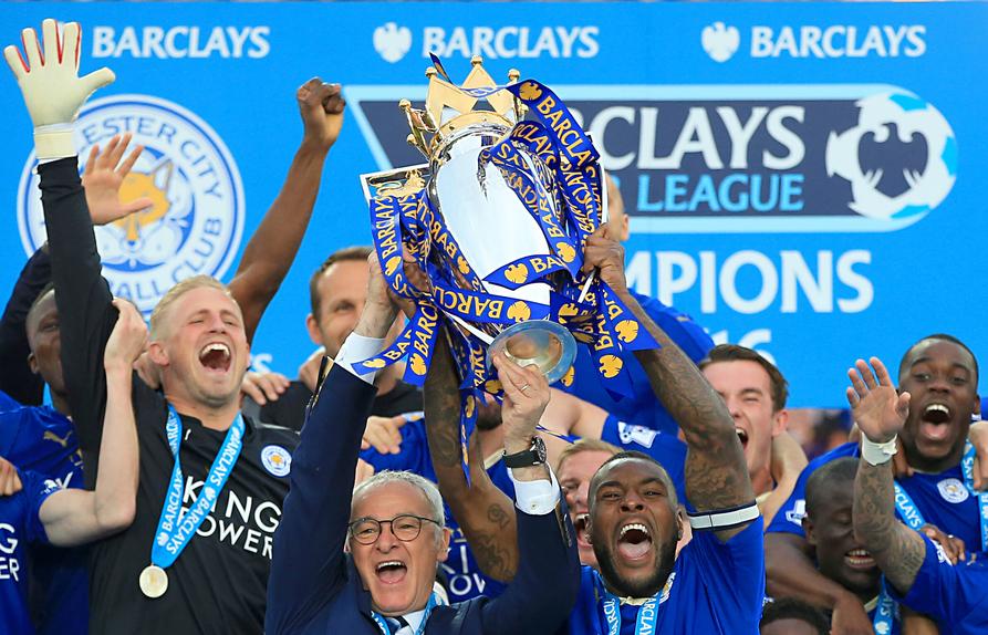 A festa do Leicester em maio de 2016 (IMAGO)