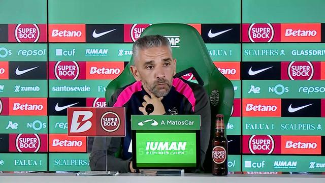 Sporting: a análise de Rui Borges ao Gil Vicente