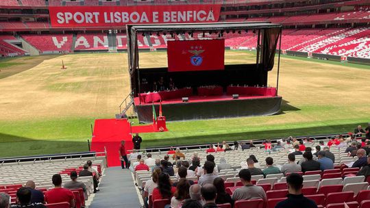 «Nem uma intervenção a defender a direção e o presidente do Benfica»