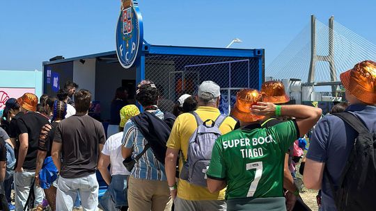 Stand do FC Porto no ‘Rock In Rio’ atrai… leão