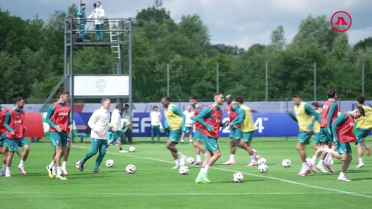 O segundo treino de Portugal em Marienfeld