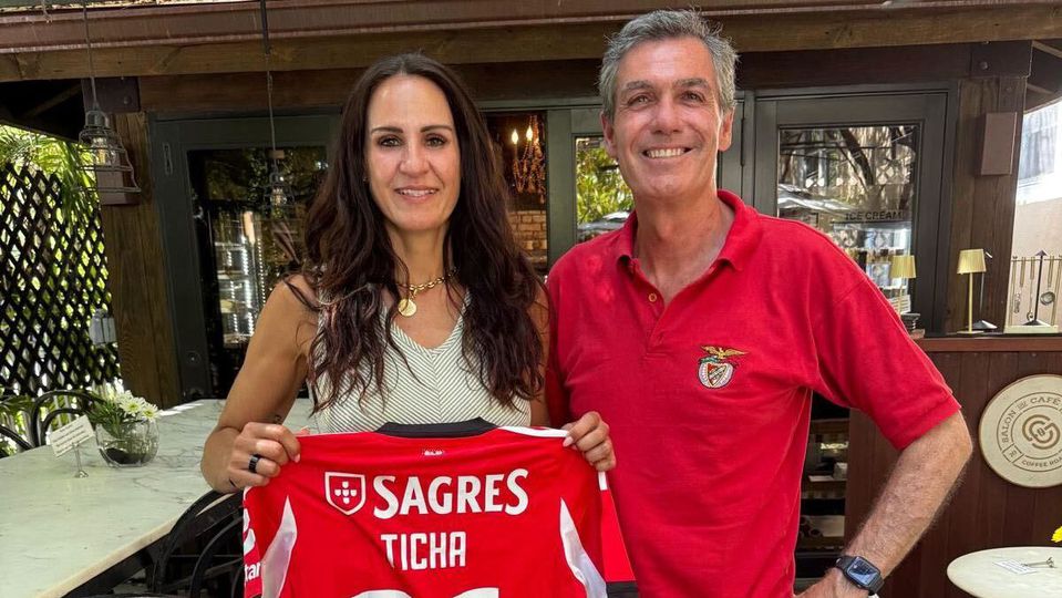 Noronha Lopes encontrou-se nos Estados Unidos com Ticha Penicheiro. Foto Noronha Lopes/X