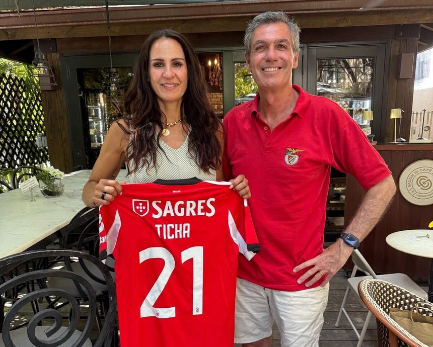 Noronha Lopes encontrou-se nos Estados Unidos com Ticha Penicheiro. Foto Noronha Lopes/X