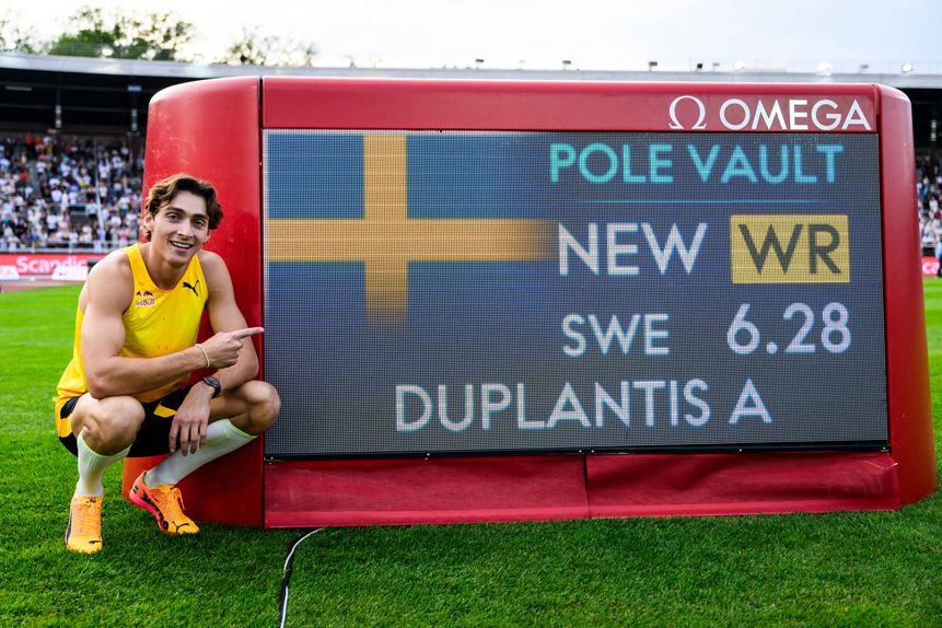 Mondo Duplantis bate novamente o recorde do mundo