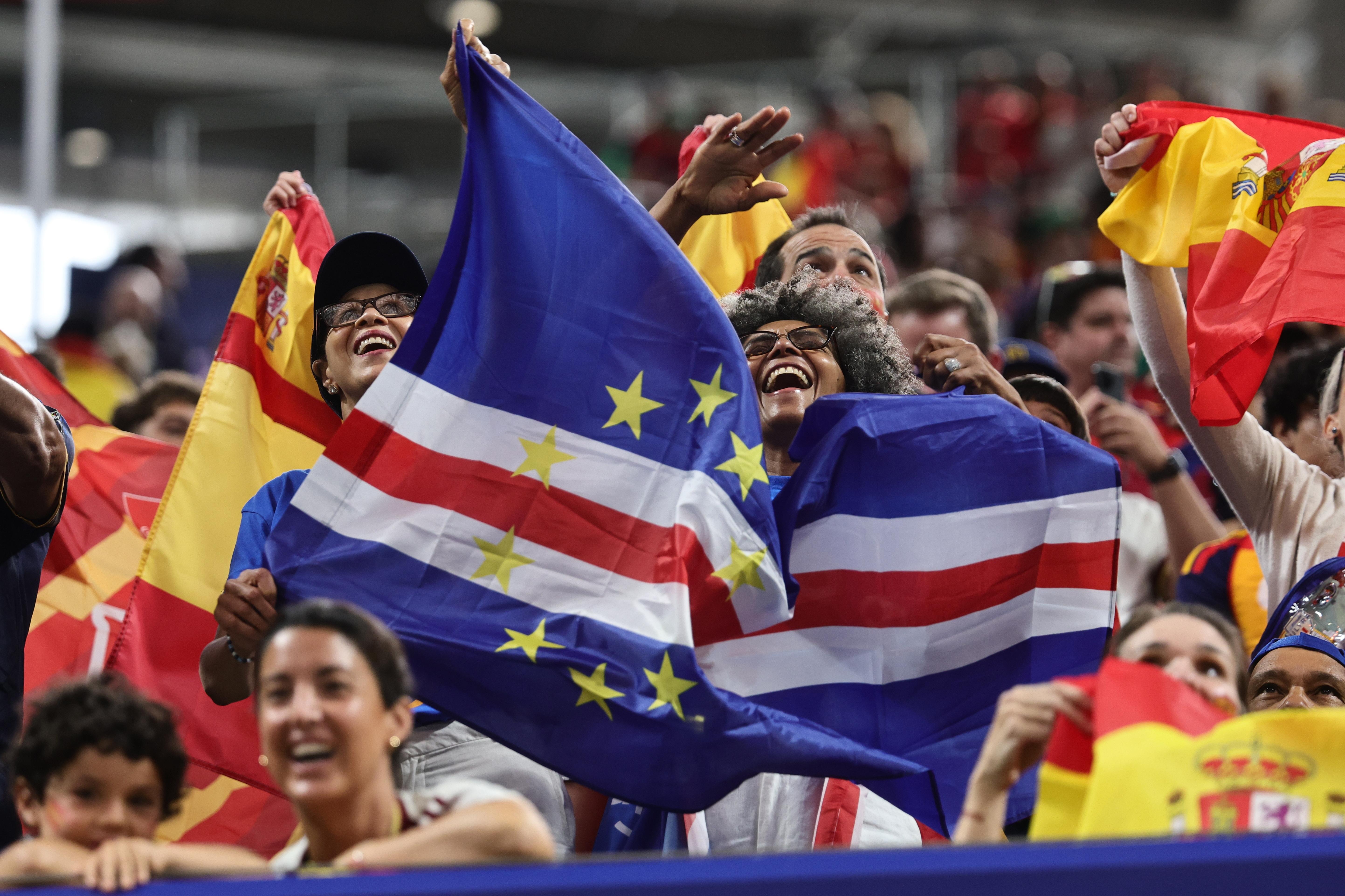 A estreia de Cabo Verde em Mundiais, frente à Espanha, em imagens - Foto: EPA