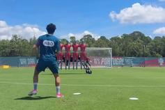 Vitinha a treinar para 'ameaçar' Ronaldo?