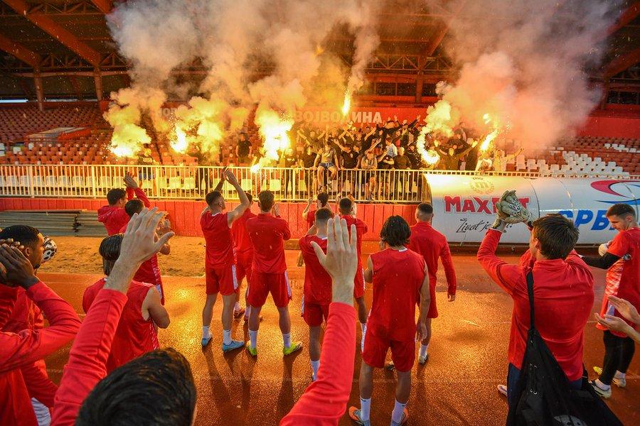 Vojvodina (Sérvia). Coeficiente: 5,500 pontos. Entra na primeira pré-eliminatória. Foto X/FK Vojvodina