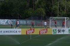 Treino da Seleção Nacional nos EUA