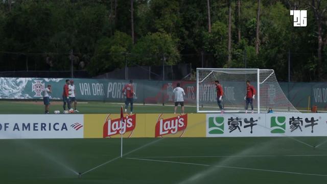 Treino da Seleção Nacional nos EUA