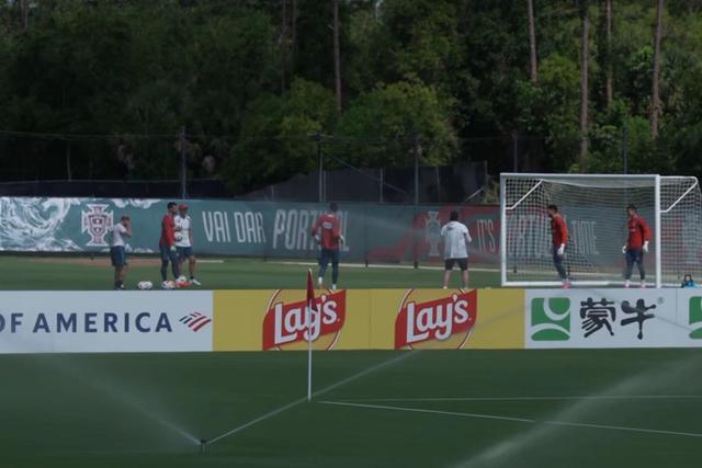 Treino da Seleção Nacional nos EUA