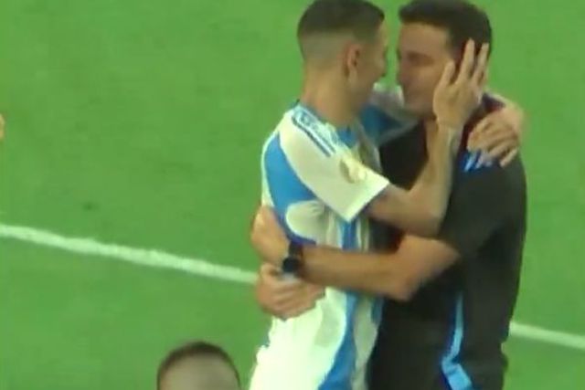 Vídeo: Scaloni pediu mais, mas Di María está decidido