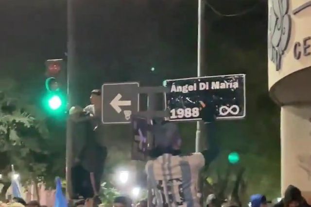 Bem-vindos à rua Ángel Di María