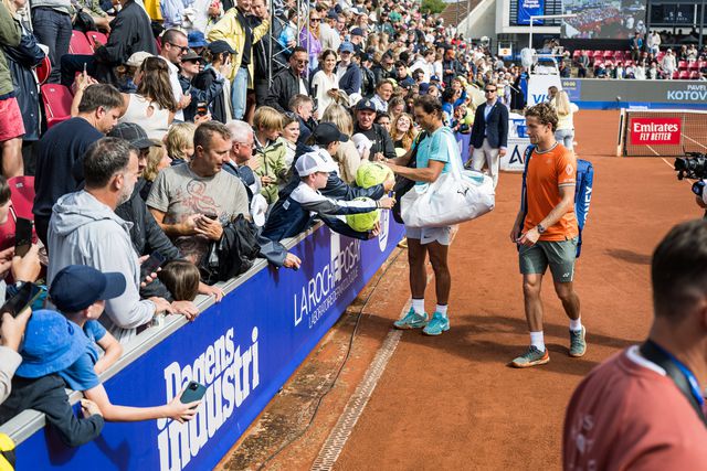 Nadal feliz com 'fiesta' de Alcaraz e da seleção de futebol