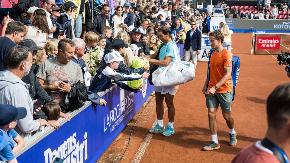 Nadal feliz com 'fiesta' de Alcaraz e da seleção de futebol