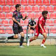 Rafael Barbosa na vitória do Aves SAD por 4-0 frente ao Salgueiros Foto: Aves SAD
