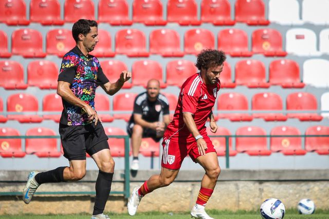 Rafael Barbosa na vitória do Aves SAD por 4-0 frente ao Salgueiros Foto: Aves SAD