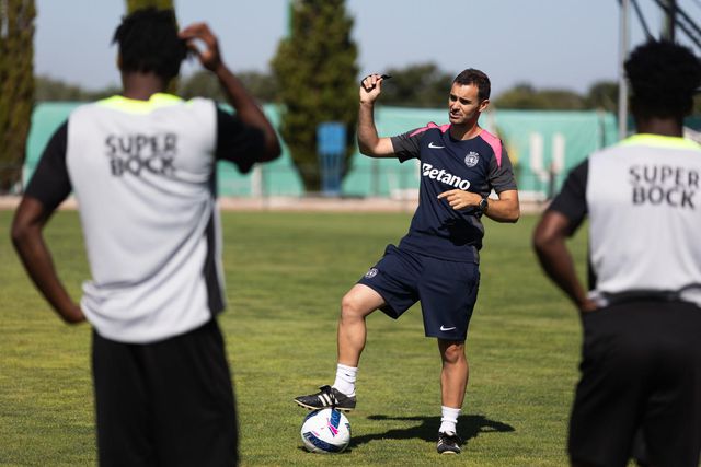 João Gião é treinador do Sporting B desde março último - Foto: SPORTING CP