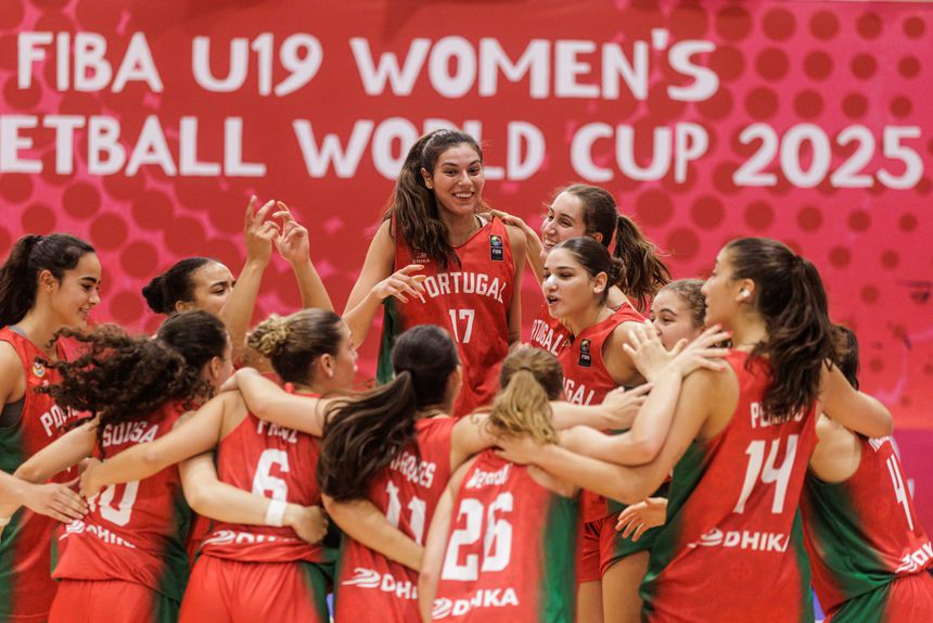 Seleção feminina de basquetebol (sub19) continua a fazer história no Mundial. FPB