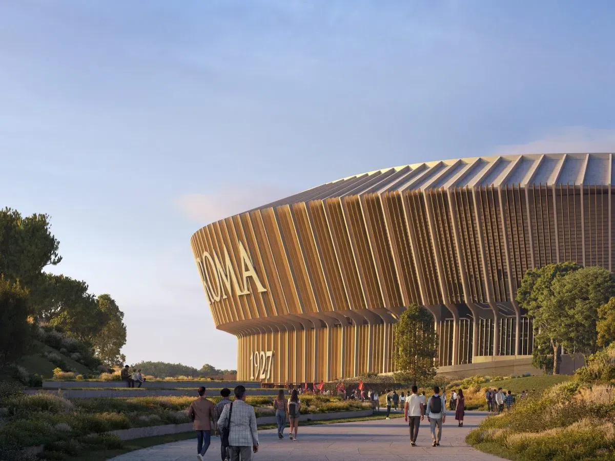 Projeto Populous para o novo estádio da Roma