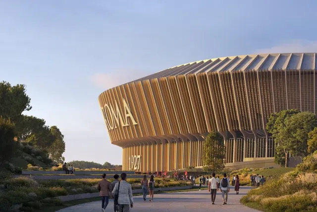 Projeto Populous para o novo estádio da Roma