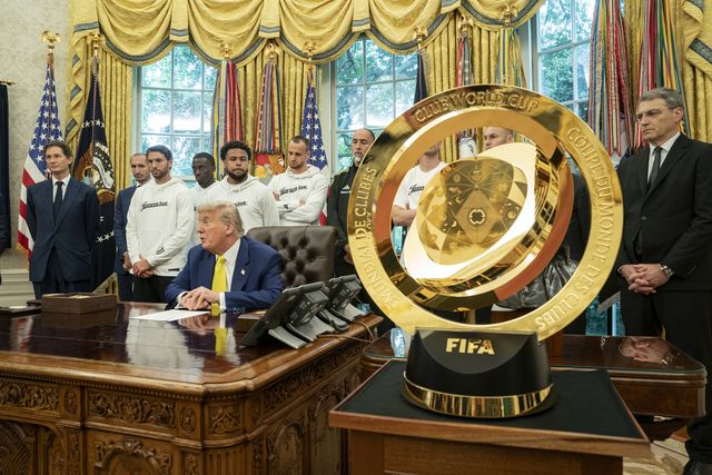 Troféu do Mundial de Clubes na Casa Branca