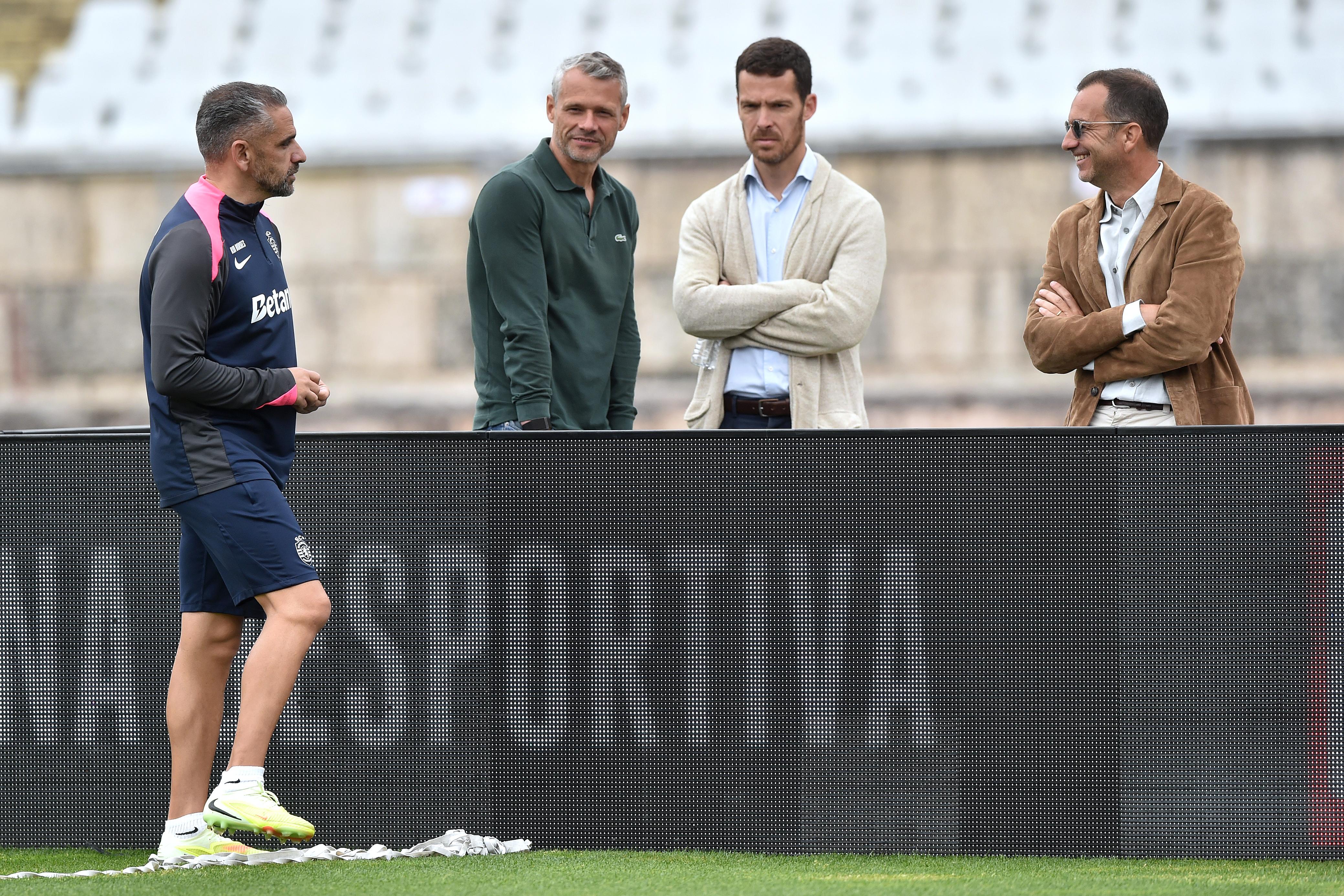 Rui Borges prepara-se para tornar o Sporting mais forte, mais agressivo e com mais fome — Foto: MIGUEL NUNES