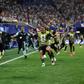 O êxtase dos jogadores no momento em que a Argentina fez o 2-1 - Foto: IMAGO