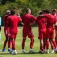 Estrela da Amadora bateu a Naval e somou o primeiro triunfo nesta pré-temporada — Foto: Estrela da Amadora