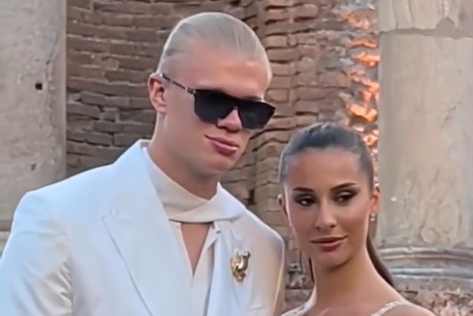 Erling Haaland e Isabel  Johansen
