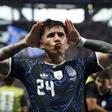 Enzo Fernández celebra golo marcado a Inglaterra (IMAGO)