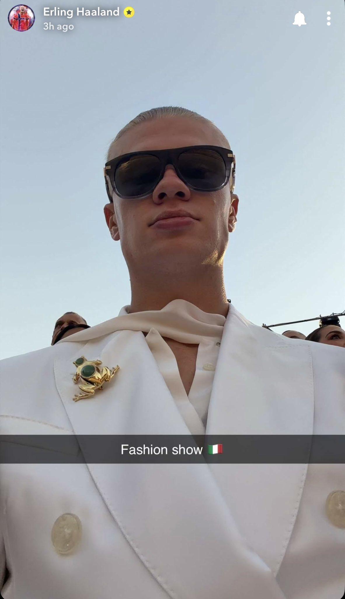 Erling Haaland/Snapchat