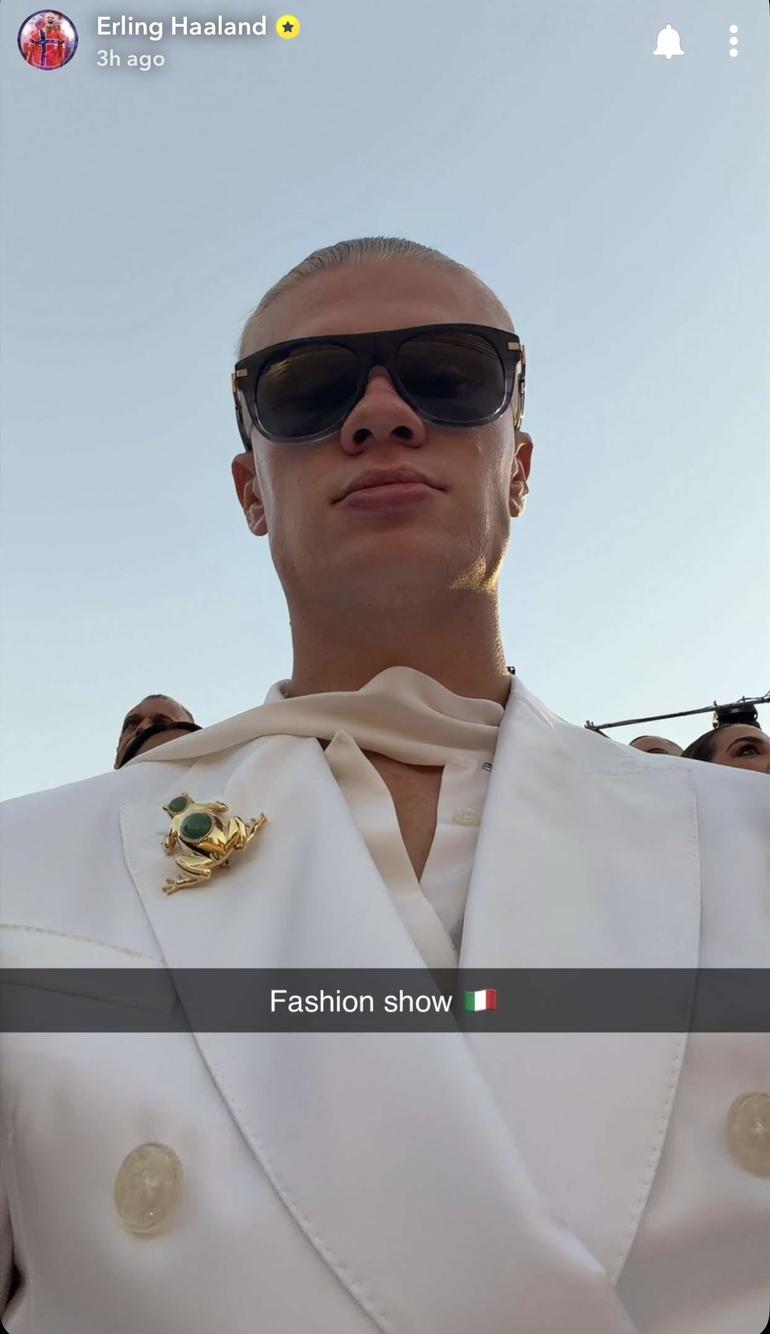 Erling Haaland/Snapchat