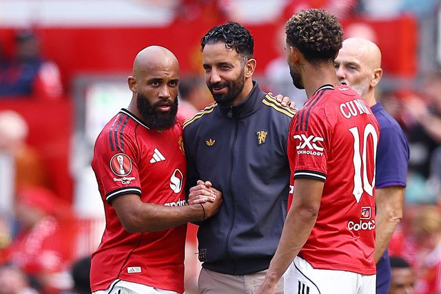 Amorim com os reforços Mbeumo e Matheus Cunha