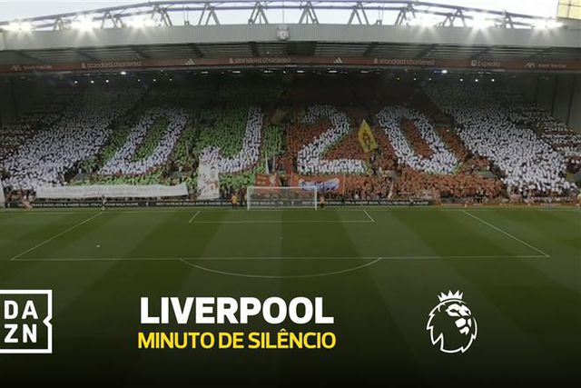 Que arrepio! O minuto de silêncio em Anfield a lembrar Diogo Jota