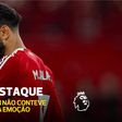 O descarregar de emoções de Salah ao som do cântico de Diogo Jota
